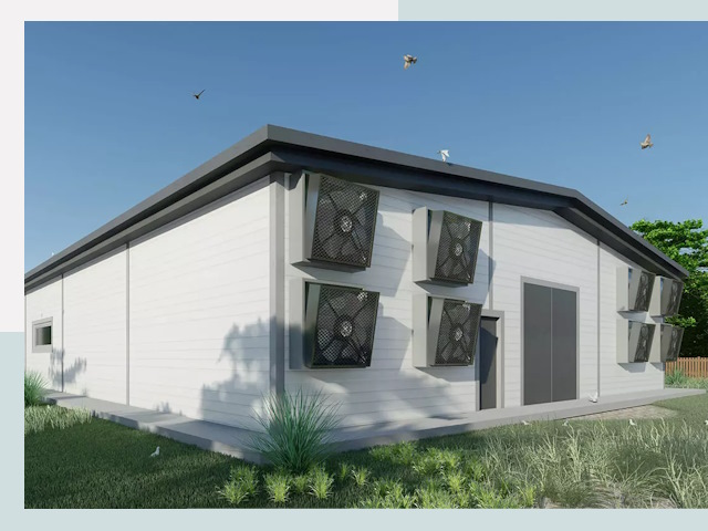 Строительство птичников в Лесне