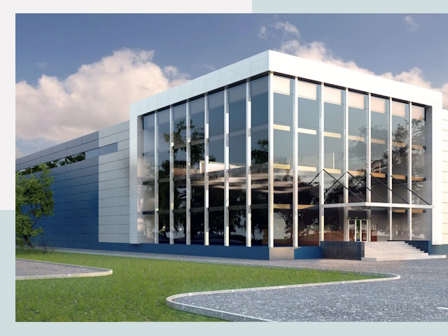 Торговые здания в Лесне