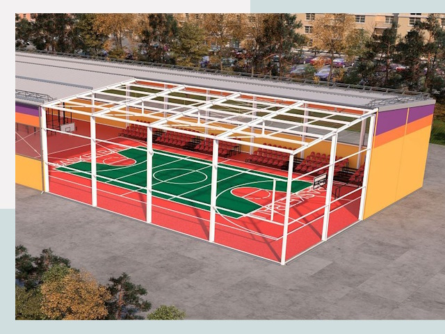 Спортивные сооружения в Лесне