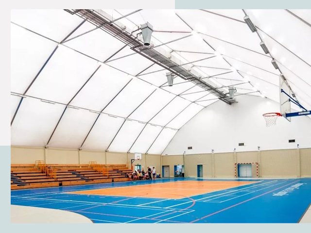 Строительство спортивных залов в Лесне