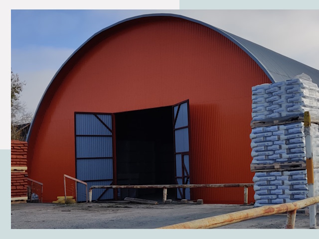 Полукруглые ангары по цене от 624 руб. в Лесной