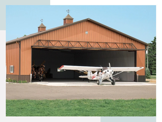 Ангары для самолетов в Лесне