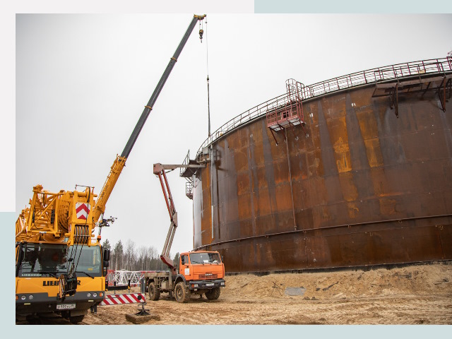 Монтаж резервуаров в Лесне от 624 руб. за м³