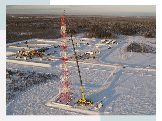 Мачты связи в Лесне