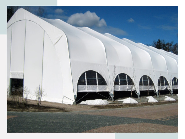 Каркасно-тентовые сооружения в Лесне