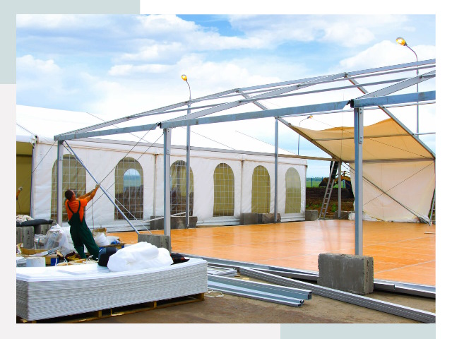 Быстро сборные шатры в Лесне