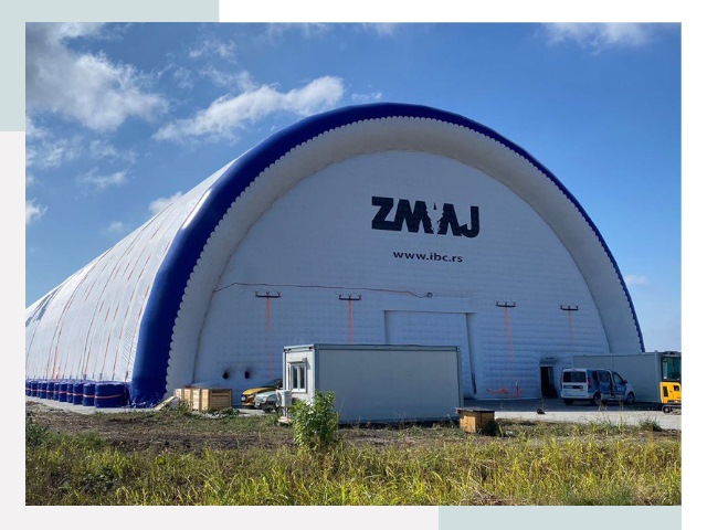 Брендирование ангаров в Лесне