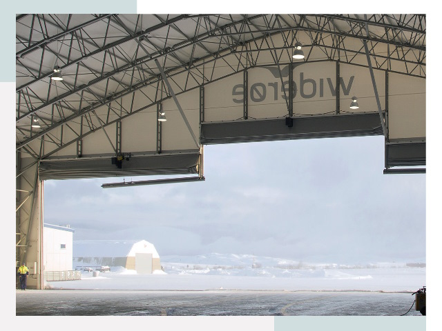 Ворота для ангаров в Лесне