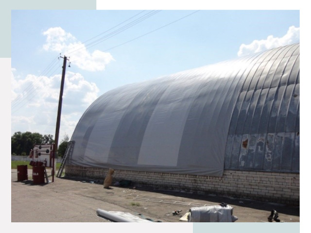 Ремонт ангаров в Лесне