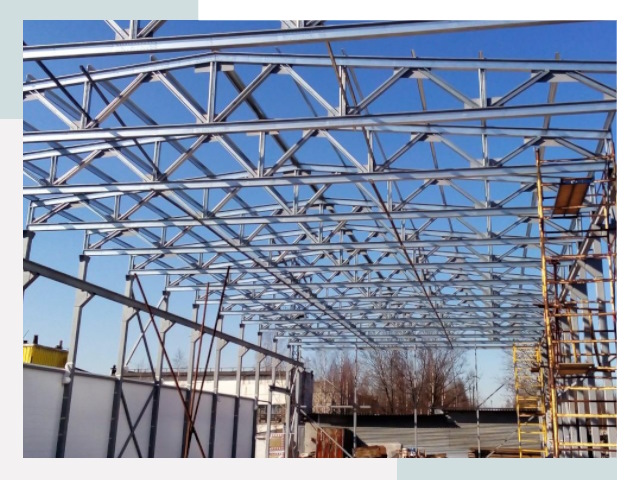 Металлокаркасы для складов в Лесне